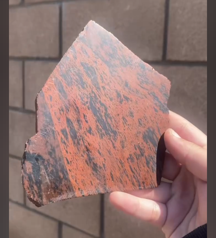 Mahogany Obsidian Slab #2