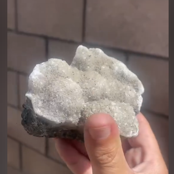 Heart shaped Snow Quartz