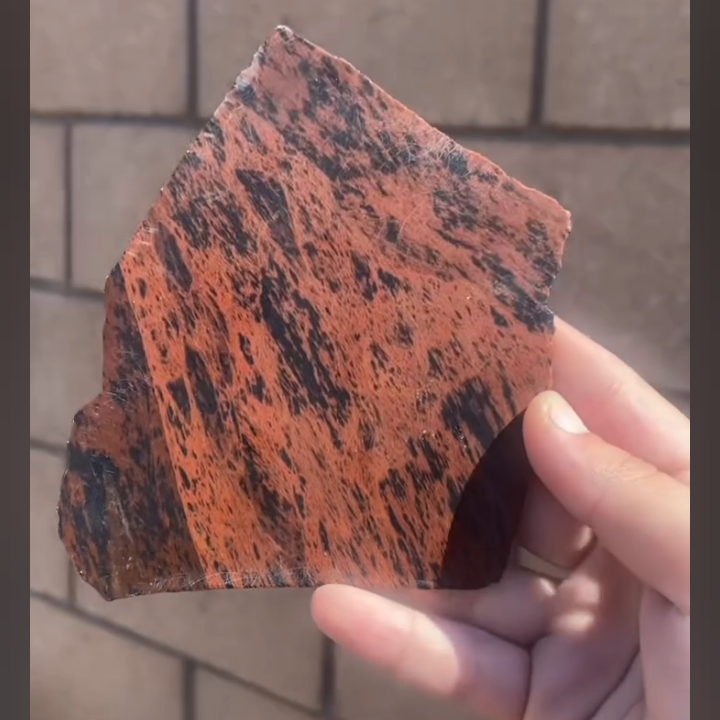 Mahogany Obsidian Slab #2