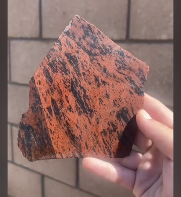 Mahogany Obsidian Slab #2